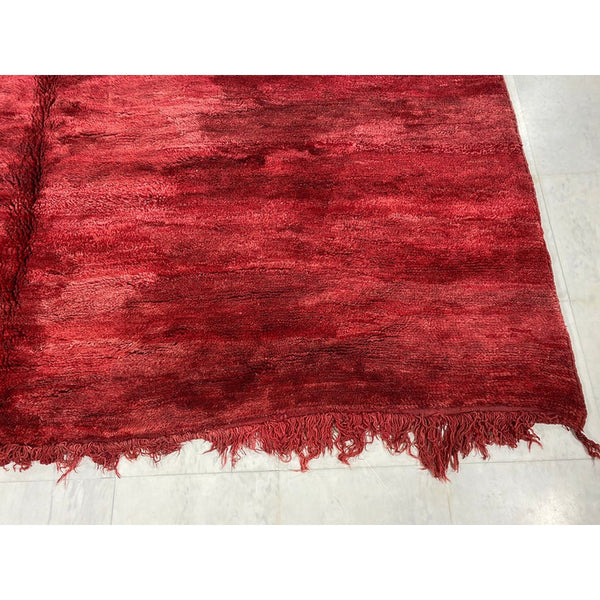 Handgemaakt Marokkaanse Mrirt tapijt-vloerkleed 096
